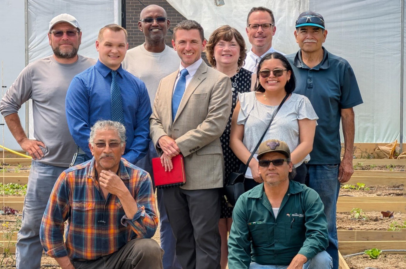 Two advisors to Senator Elissa Slotkin, accompanied by South Haven Mayor Annie Brown, visited the LAFAT project site in May 2025.